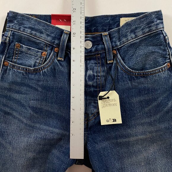 NWT Levi's 501 Jeans 150th Anniversary Women's 24 x 30 Blue Button Fly Red Tab - Picture 13 of 16